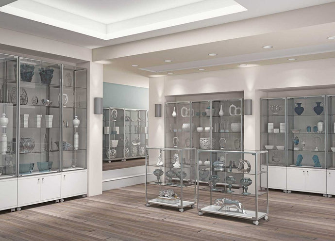 The Benefits of Framed Glass Cabinets