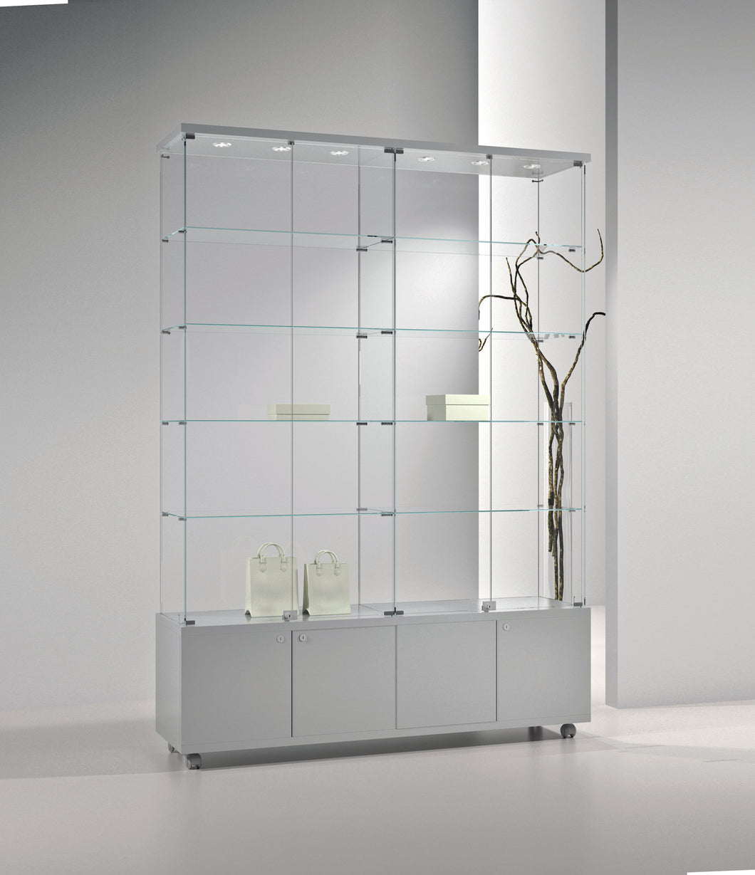 Premier Lite 16.22M Tall & Wide Glass Display Case