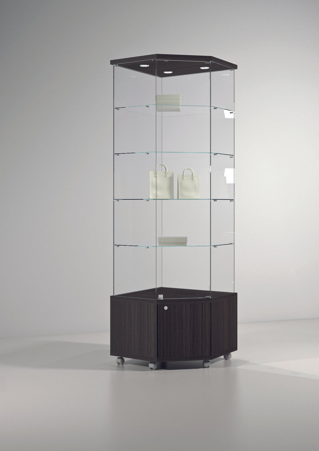 Premier Lite 7.22M Tall Corner Display Cabinet