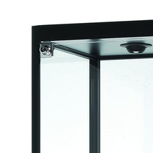 Vista Black Display Cabinet Tall Narrow