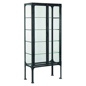 Cobalt Iron Display Cabinet - 5 Shelves