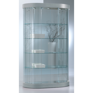 Elegance 209/M Half Oval Display Showcase