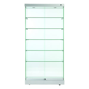 Napoli Grey Display Cabinet Tall Wide