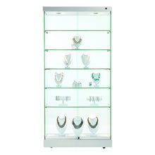 Napoli Grey Display Cabinet Tall Wide