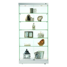 Napoli Grey Display Cabinet Tall Wide