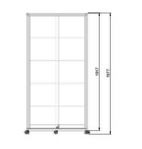 London PB13 Wide Glass Display Showcase