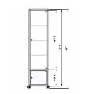 London PB26 Wide Glass Display Showcase