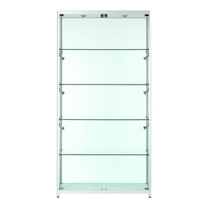 Vista Silver Display Cabinet Tall Extra Wide