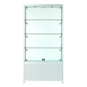 Vista Silver Display Cabinet Tall Extra Wide (with storage)