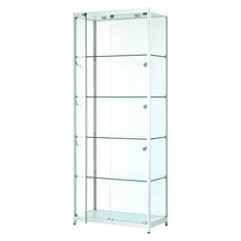 Vista Silver Display Cabinet Tall Wide