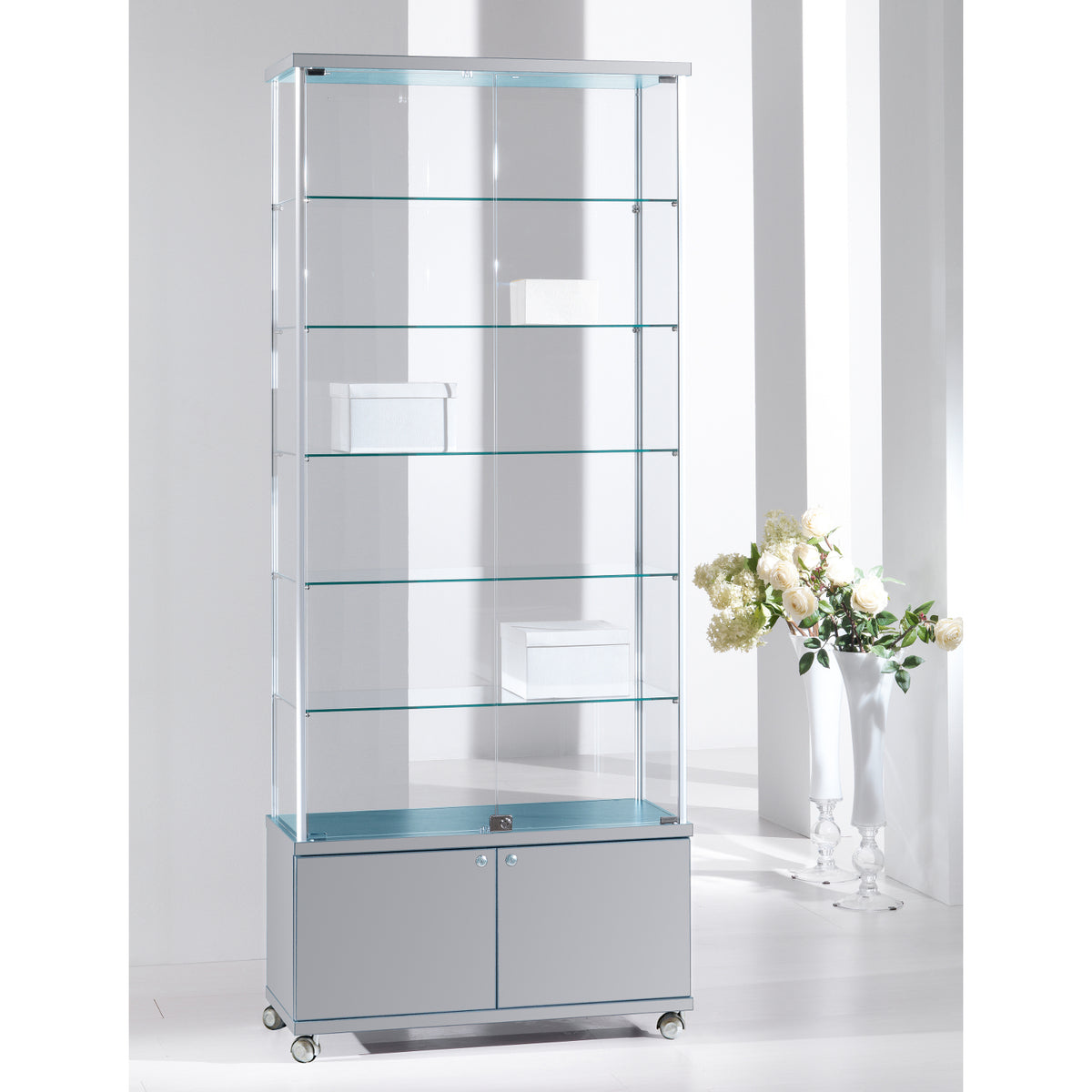 Fusion 93MA Extra Tall Display Showcase – Display Cabinets Direct