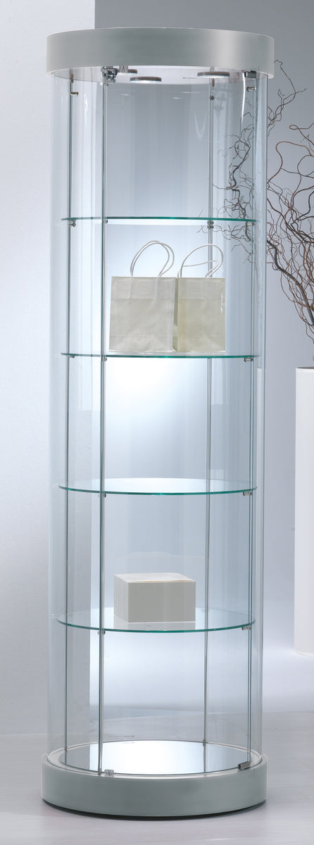 Elegance 209/RF Round Glass Display Showcase – Display Cabinets Direct